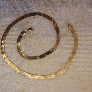 Necklace and matching bracelet